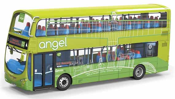 Go-Ahead Northern Volvo B5LH Wright Eclipse Angel of the North